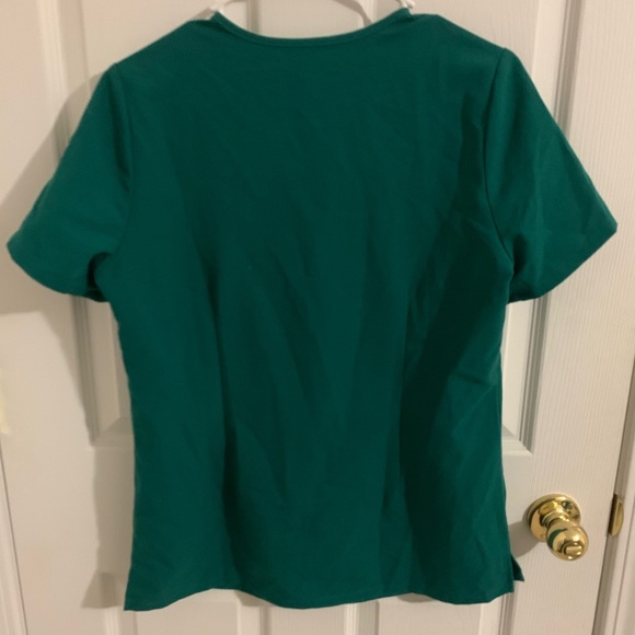Figs Tops Figs Hunter Green Catarina Scrub Top Poshmark